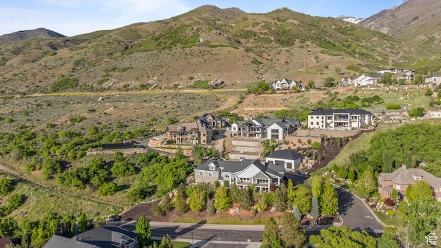 1769 View Ct, Fruit Heights, UT 84037 - aerial view of property and surrounding area with mountains and nearby suburban area