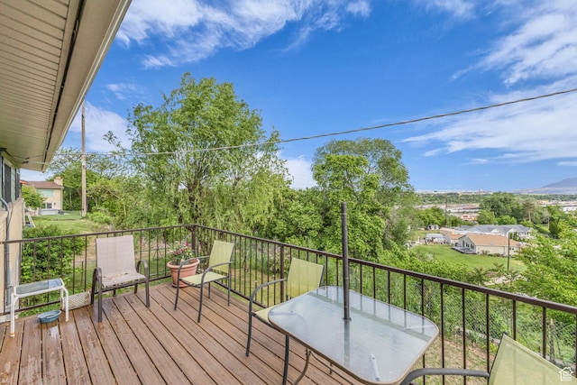 492 W Highland Dr, Riverdale, UT 84405 - view of wooden deck