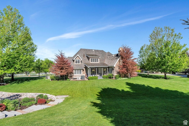 575 S 1560 E, Mapleton, UT 84664 - view of front of house with a front lawn