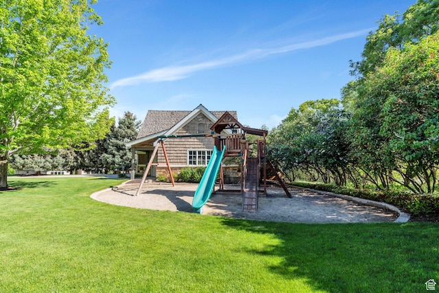 575 S 1560 E, Mapleton, UT 84664 - view of jungle gym with a yard