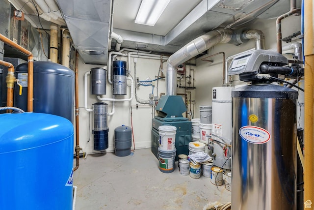 575 S 1560 E, Mapleton, UT 84664 - utility room with gas water heater and a central vacuum unit