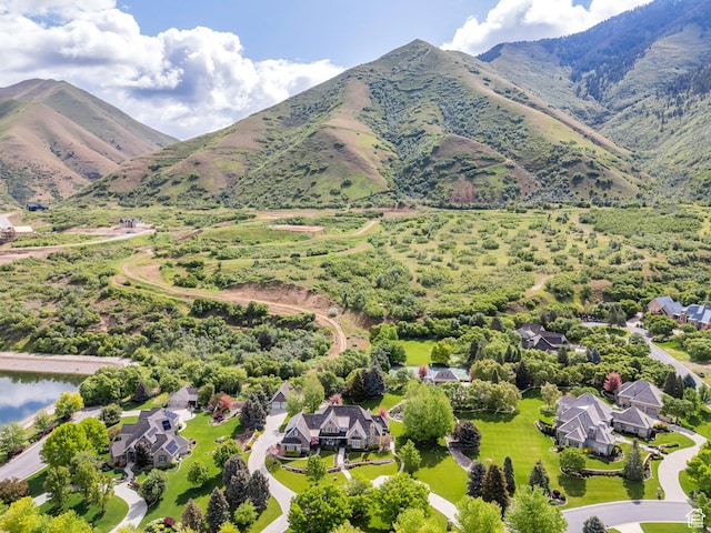 575 S 1560 E, Mapleton, UT 84664 - aerial perspective of suburban area with a mountain backdrop
