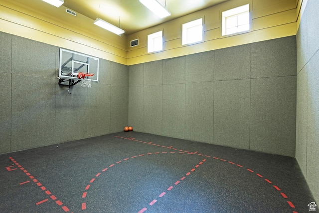 view of sport court with community basketball court