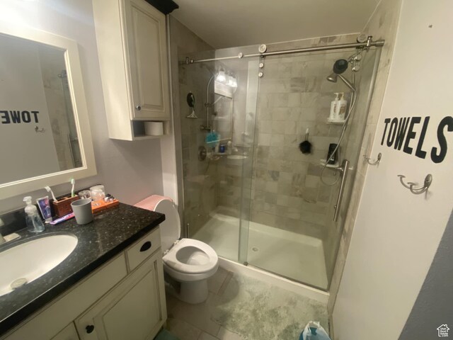 250 W 100 S, Duchesne, UT 84021 - bathroom with a stall shower, toilet, and vanity