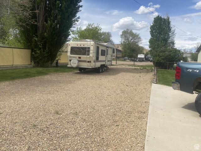 250 W 100 S, Duchesne, UT 84021 - view of yard with fence and driveway