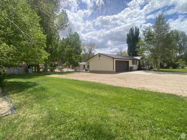 250 W 100 S, Duchesne, UT 84021 - view of green lawn with dirt driveway