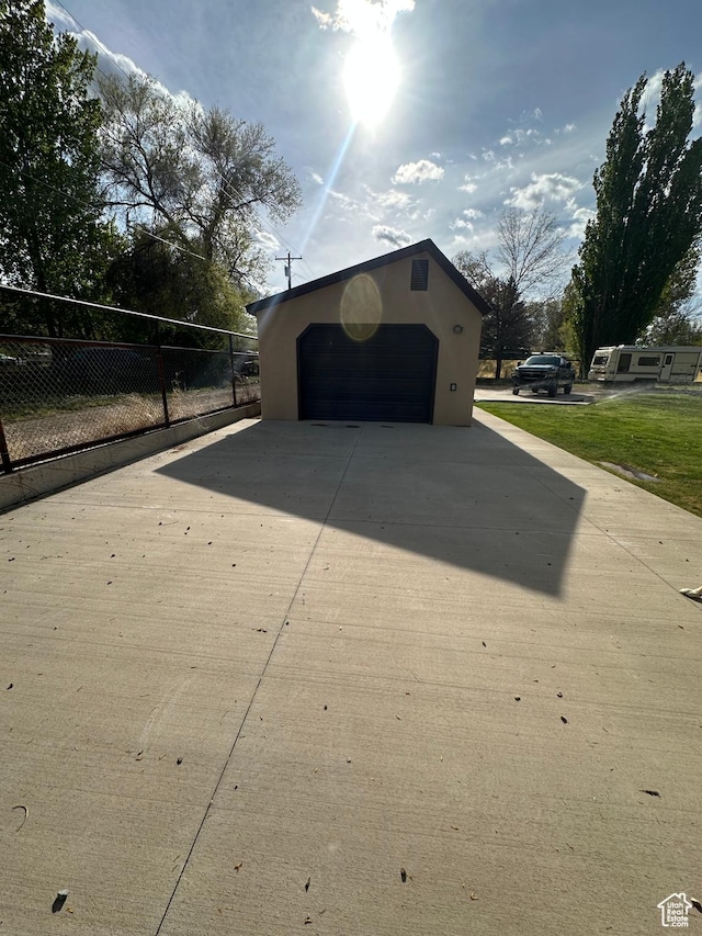 250 W 100 S, Duchesne, UT 84021 - detached garage with fence