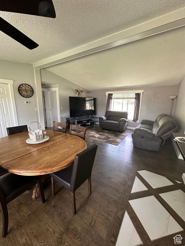 250 W 100 S, Duchesne, UT 84021 - dining area featuring a textured ceiling and wood finished floors