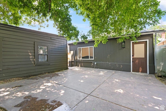 328 E Hampton Ave S, Salt Lake City, UT 84111 - rear view of property with a patio area and an outdoor structure