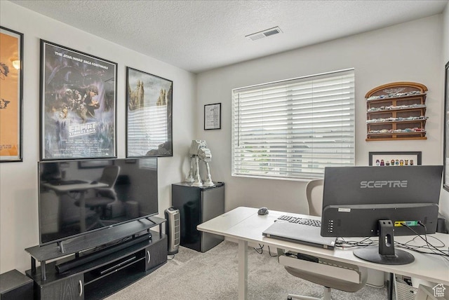 7881 S Highlandpoint Way, West Jordan, UT 84081 - home office featuring carpet flooring and a textured ceiling