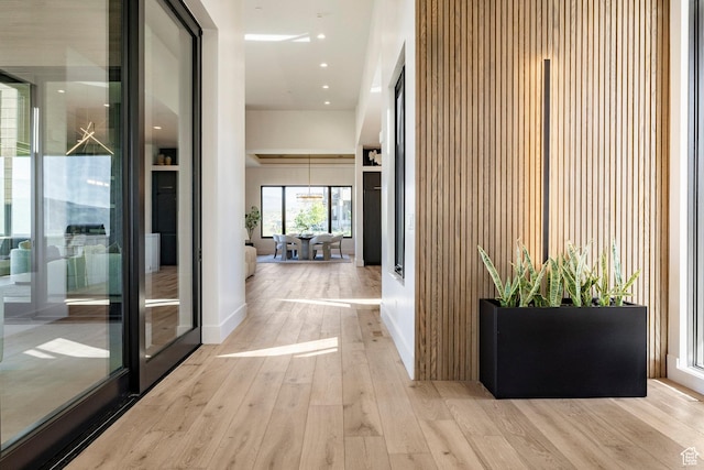 1964 E Upper Lookout Knoll Cir Unit 371, Heber City, UT 84032 - hallway with wood finished floors and baseboards
