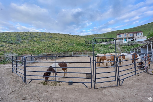 15059 S Rose Creek Ln, Herriman, UT 84096 - stable with a view of rural / pastoral area and a mountain view