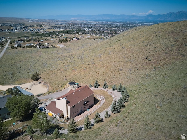 15059 S Rose Creek Ln, Herriman, UT 84096 - aerial view of property's location with a mountain backdrop