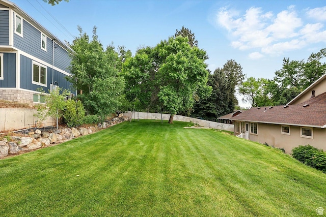 view of yard