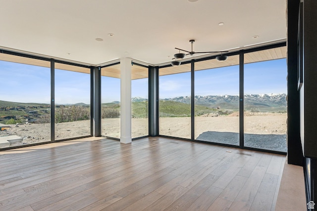 7455 N Promontory Ranch Rd, Park City, UT 84098 - unfurnished sunroom with a mountain view
