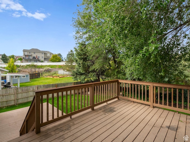 view of deck