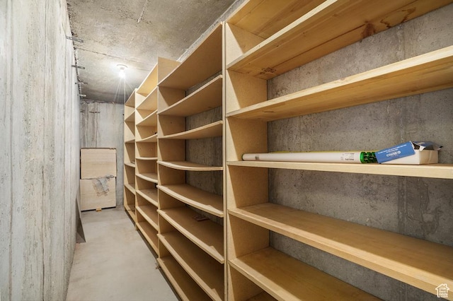 view of storage