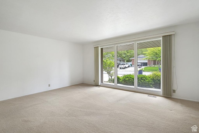empty room featuring carpet floors