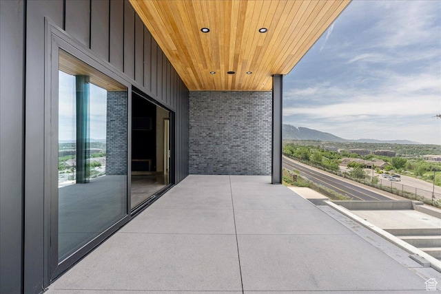 6078 S Heughs Canyon Way, Holladay, UT 84121 - balcony featuring a mountain view