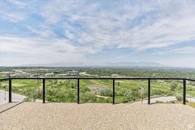 6078 S Heughs Canyon Way, Holladay, UT 84121 - balcony with a water and mountain view