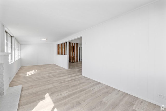 unfurnished room featuring wood finished floors