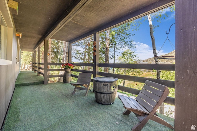1456 E Weber Wild Rd, Oakley, UT 84055 - view of sunroom