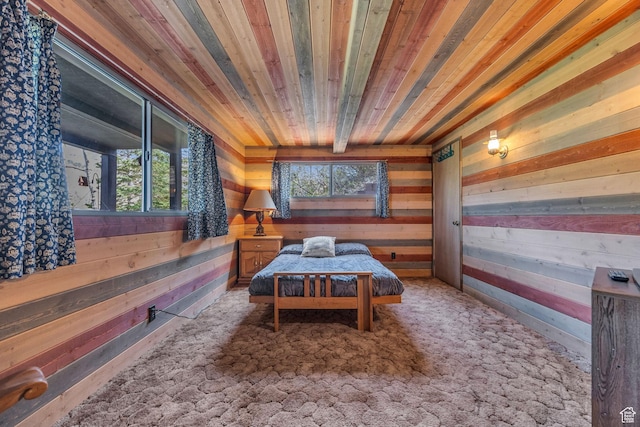 1456 E Weber Wild Rd, Oakley, UT 84055 - living area featuring wood ceiling and wood walls