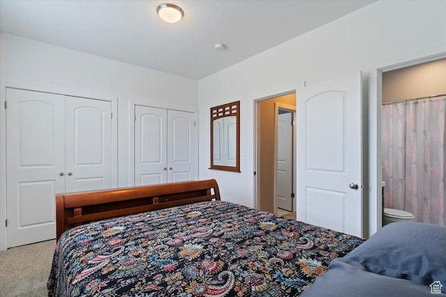 4026 E 4325 N, Eden, UT 84310 - bedroom featuring carpet floors and two closets