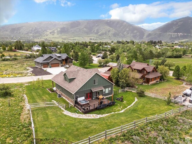 4026 E 4325 N, Eden, UT 84310 - view from above of property featuring mountains