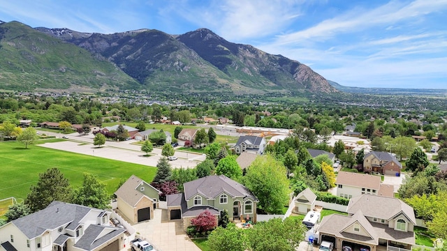 857 E 3250 N, North Ogden, UT 84414 - aerial perspective of suburban area featuring mountains