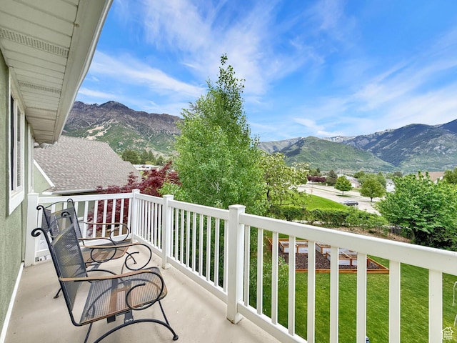 857 E 3250 N, North Ogden, UT 84414 - balcony featuring a mountain view