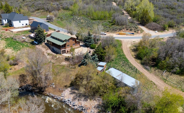 aerial view of property and surrounding area