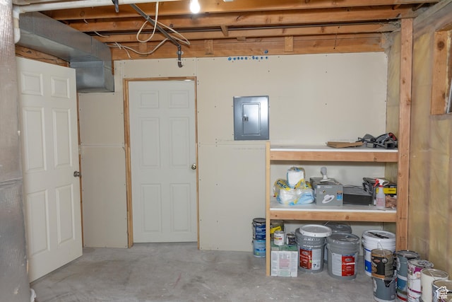 135 N 3rd E, Preston, ID 83263 - unfinished basement with electric panel