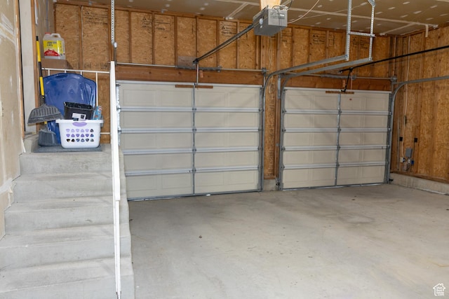 135 N 3rd E, Preston, ID 83263 - garage featuring a garage door opener