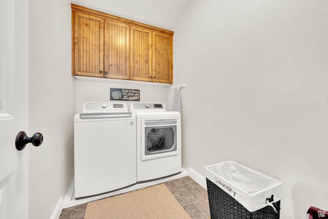 616 W Northlake Dr, Lehi, UT 84043 - laundry room with washer and dryer, cabinet space, and baseboards