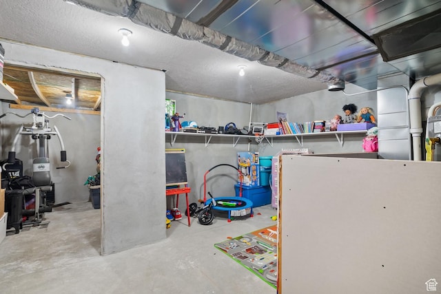 2521 W Ridgeline Rd, Stockton, UT 84071 - view of unfinished basement