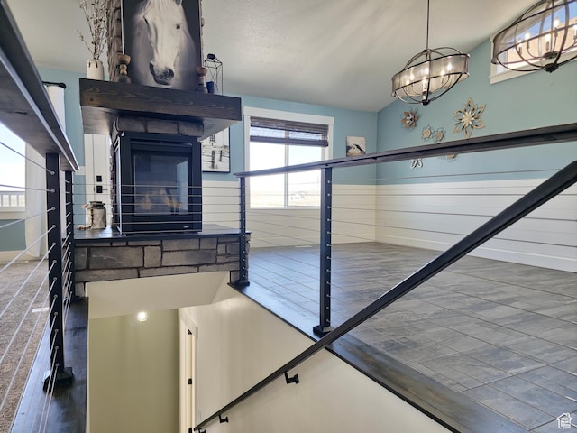123 Red Hawk Ave, Evanston, WY 82930 - interior space with a chandelier