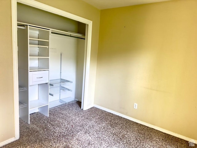 view of closet
