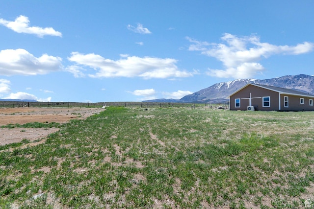 1665 S Kennedy Dr, Marysvale, UT 84750 - view of yard featuring a mountain view, a view of rural / pastoral area, and fence