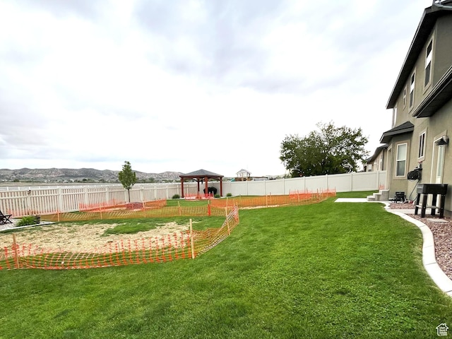 358 E 2970 S, Naples, UT 84078 - view of grassy yard with a gazebo