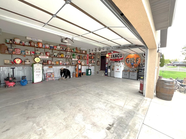 358 E 2970 S, Naples, UT 84078 - garage with freestanding refrigerator