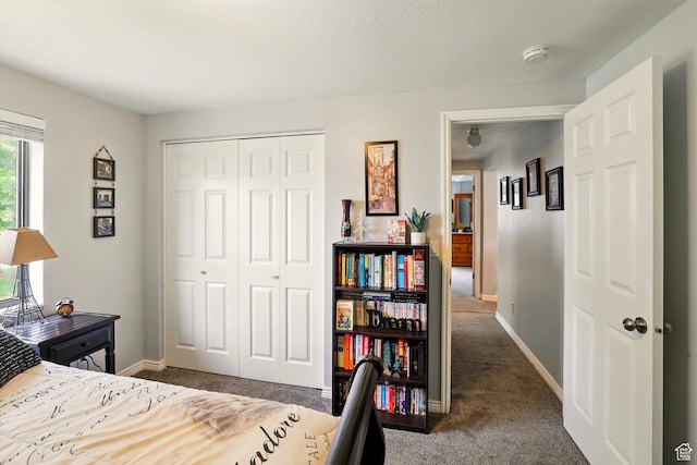 634 W 600 N, Brigham City, UT 84302 - bedroom with carpet, a closet, and baseboards