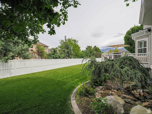 view of yard