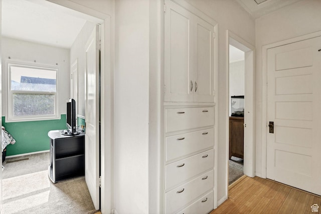 47 E 300 S, Hyrum, UT 84319 - hall with light wood-type flooring and baseboards
