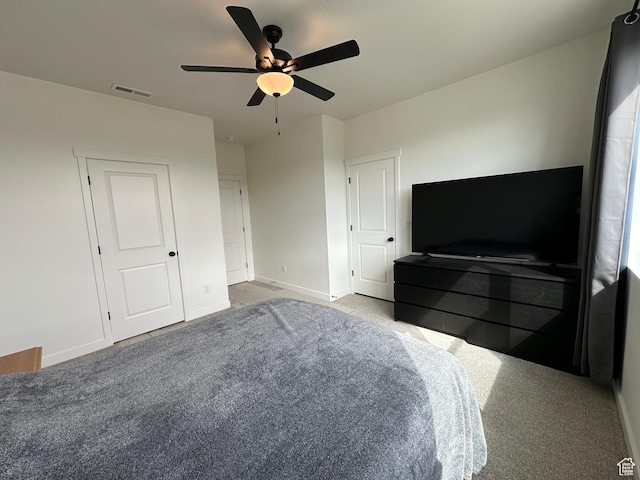 568 S 900 W, American Fork, UT 84003 - unfurnished bedroom featuring carpet, baseboards, and ceiling fan