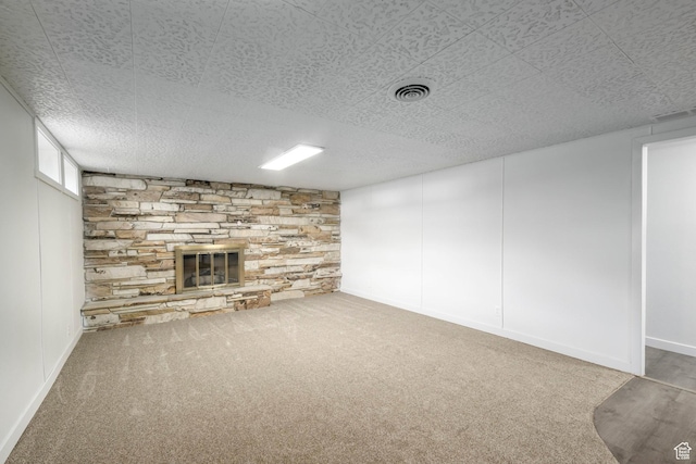 547 N 650 E, Orem, UT 84097 - basement with a fireplace and carpet