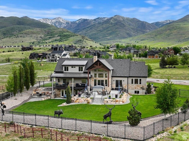 3749 N Eagle Ridge Dr E, Eden, UT 84310 - mountain view with nearby suburban area