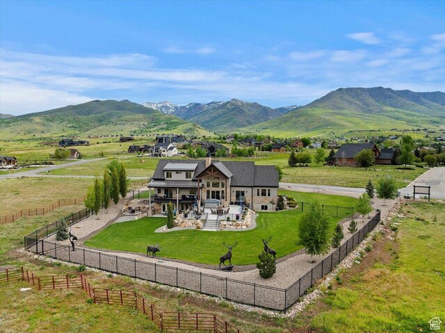3749 N Eagle Ridge Dr E, Eden, UT 84310 - overview of rural landscape featuring a mountainous background