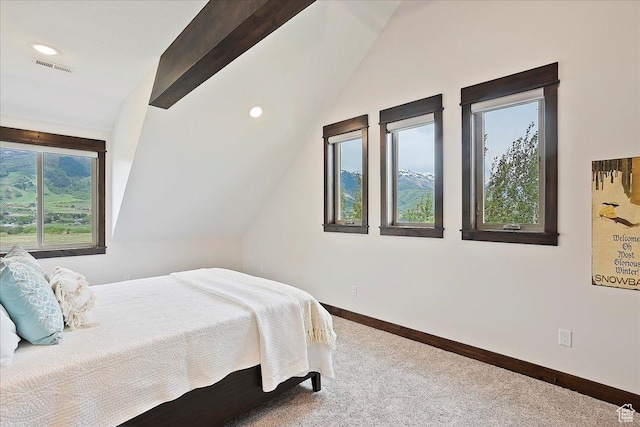 3749 N Eagle Ridge Dr E, Eden, UT 84310 - carpeted bedroom featuring baseboards and recessed lighting
