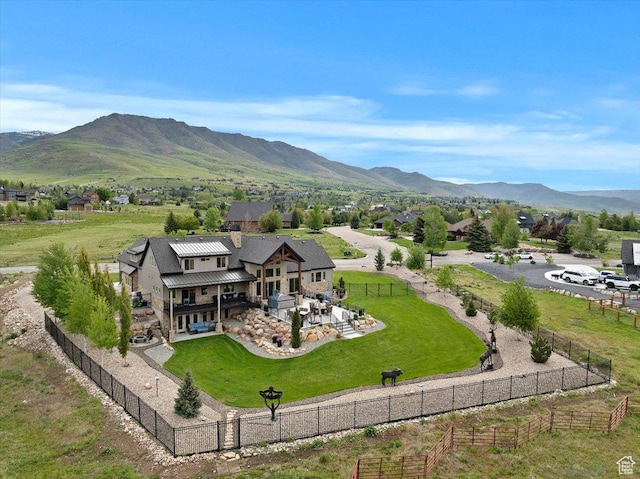 3749 N Eagle Ridge Dr E, Eden, UT 84310 - view from above of property with mountains